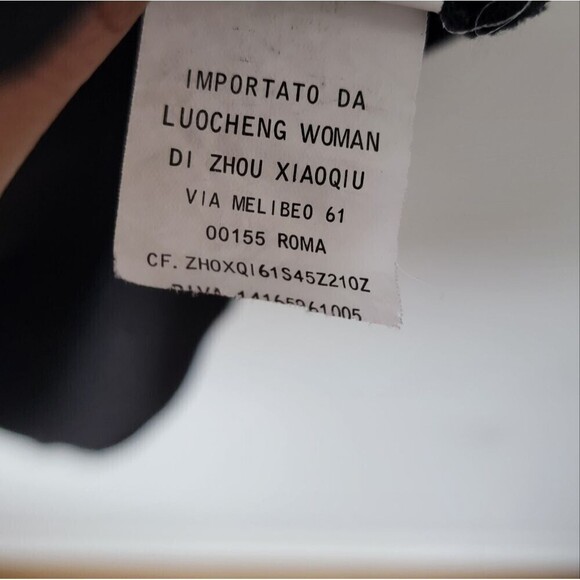 BULGARIAN Overall Grafic Dress Black with Lettering in White Size Medium - Picture 8 of 12